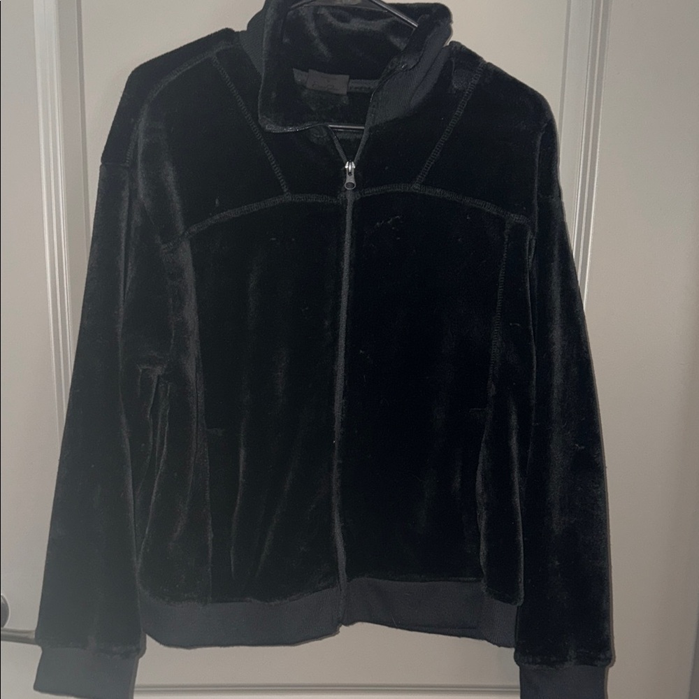 Jessica Simpson Black Velvet Jacket
